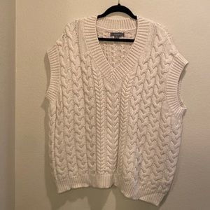 Oversized Sweater Vest